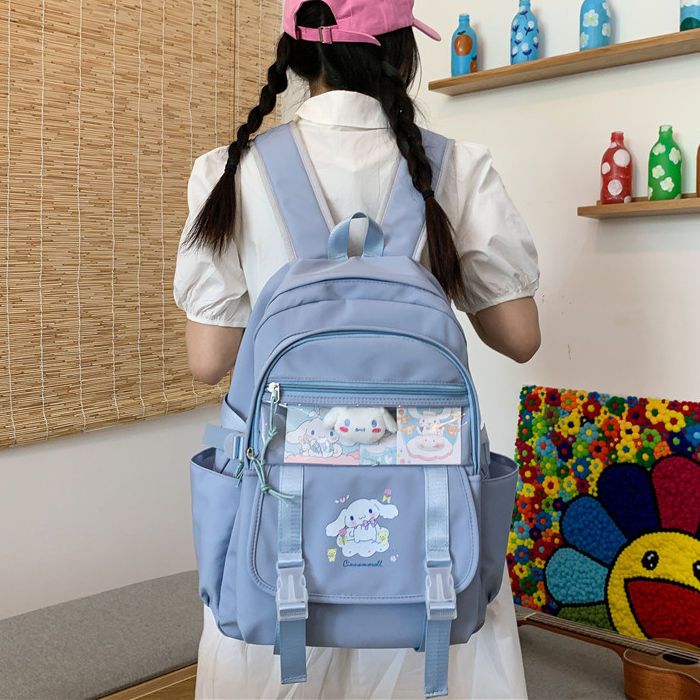 庫洛米聯名書包玉桂狗雙肩包可愛jk軟妹小學生初中生大容量背包潮