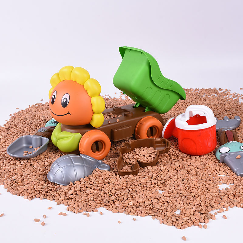 儿童沙滩玩沙玩具套装宝宝挖沙土漏决明子海边铲子和桶男女孩工具