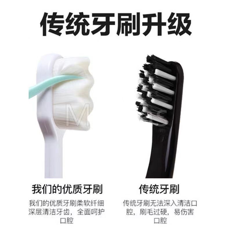 抖音超軟牙刷一萬根毛牙刷高檔牙刷人萬毛牙刷軟毛成學生細毛牙刷