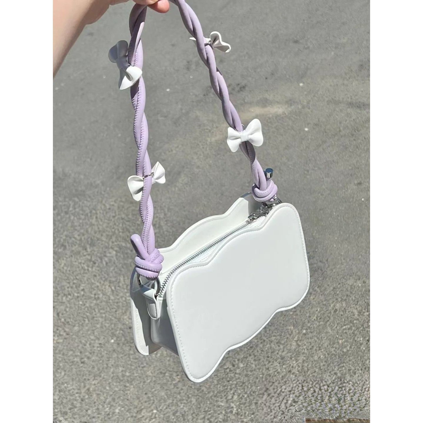 mrace糖心系列 夏日少女腋下包ins原創小眾單肩包包高級感法棍包