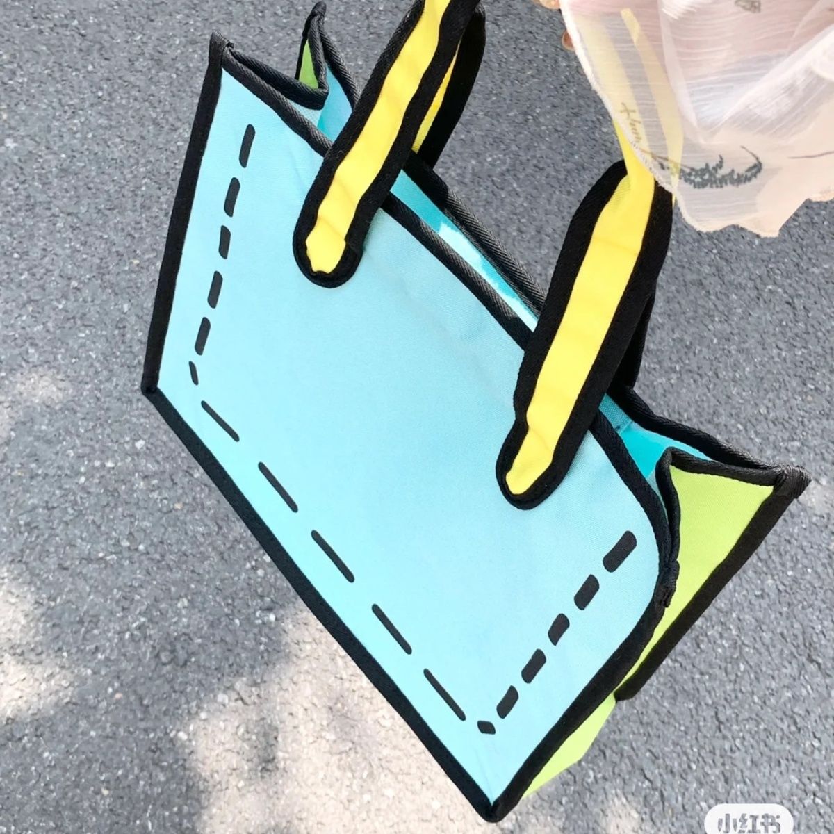 Jump From Paper二次元卡通背包包女2D漫畫大容量可愛通勤單肩包