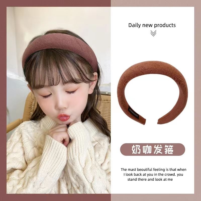 Candy-colored children's hairbands in summer, do not hurt hair, girls and princess super fairy non-slip hair pressure wash face hairpins headband hair accessories