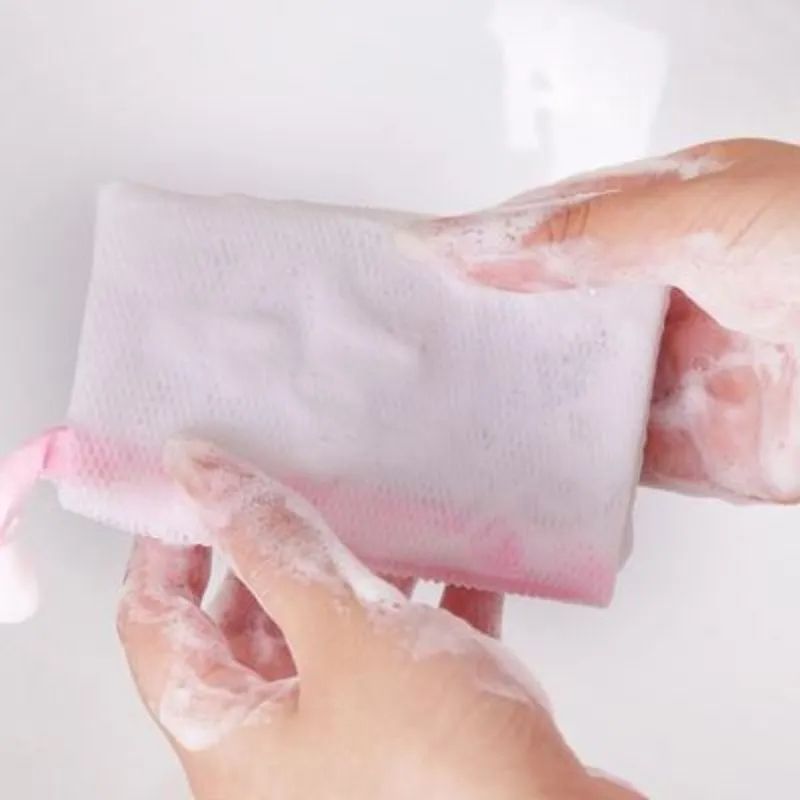 加厚彩色丝带洗面奶手工皂起泡网香皂袋肥皂网收纳洗脸沐浴皂网袋