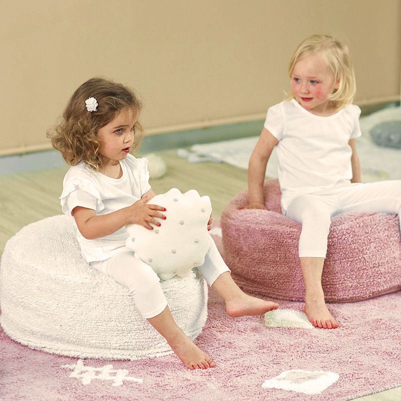 Simple and cute living room bedroom carpet can be customized bedside blanket children's room anti-drop game crawling washable