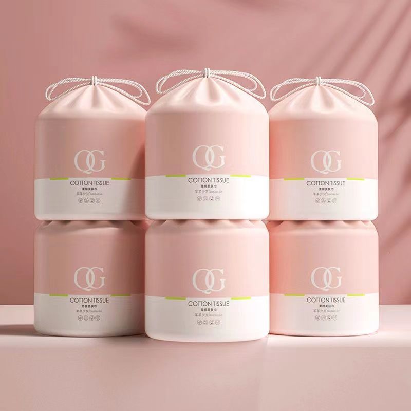 187853-洗脸巾一次性棉柔加厚擦脸家用洁面巾卸妆棉化妆棉珍珠纹大卷批发-详情图
