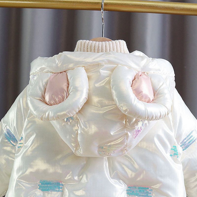 小童棉衣儿童羽绒棉服女童中长款宝宝冬装2022新款婴儿加绒厚棉袄