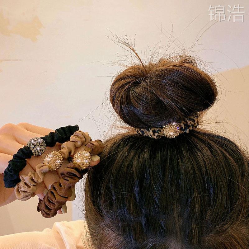 韩国轻奢发绳扎头发橡皮筋简约气质发圈女高弹力耐用儿童头绳发饰