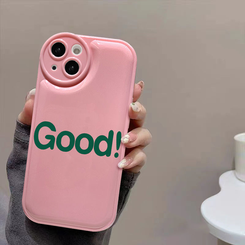 粉色good链条适用iphone13pro max苹果12手机壳11新款xr女xs网红x