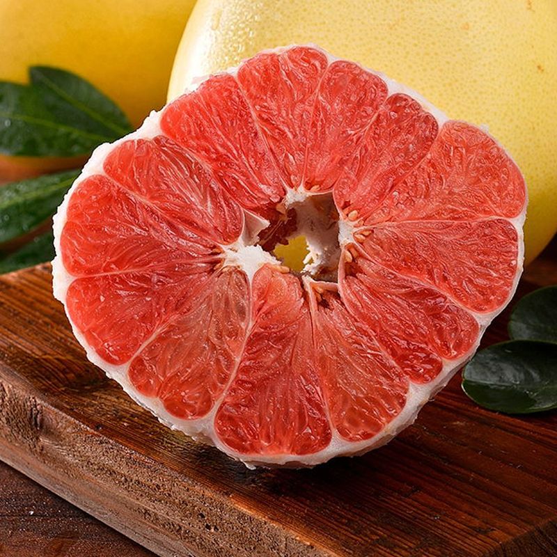 爆甜三红蜜柚子红心蜜柚超甜大果沙田柚当季水果新鲜薄皮红肉柚子