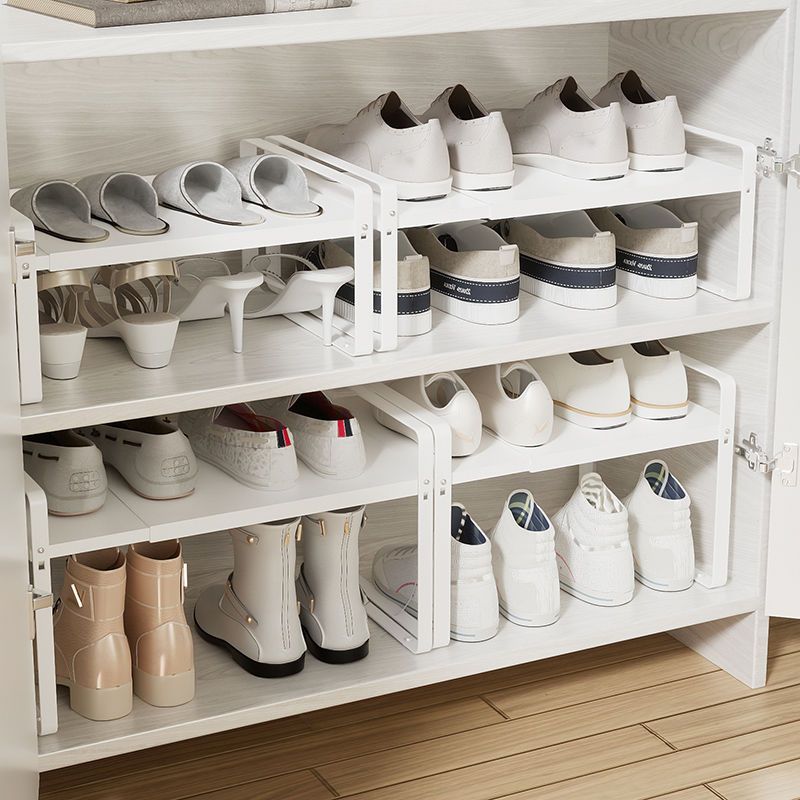 鞋架分层多层收纳神器鞋柜可伸缩隔板叠加内置收纳架鞋子省空间
