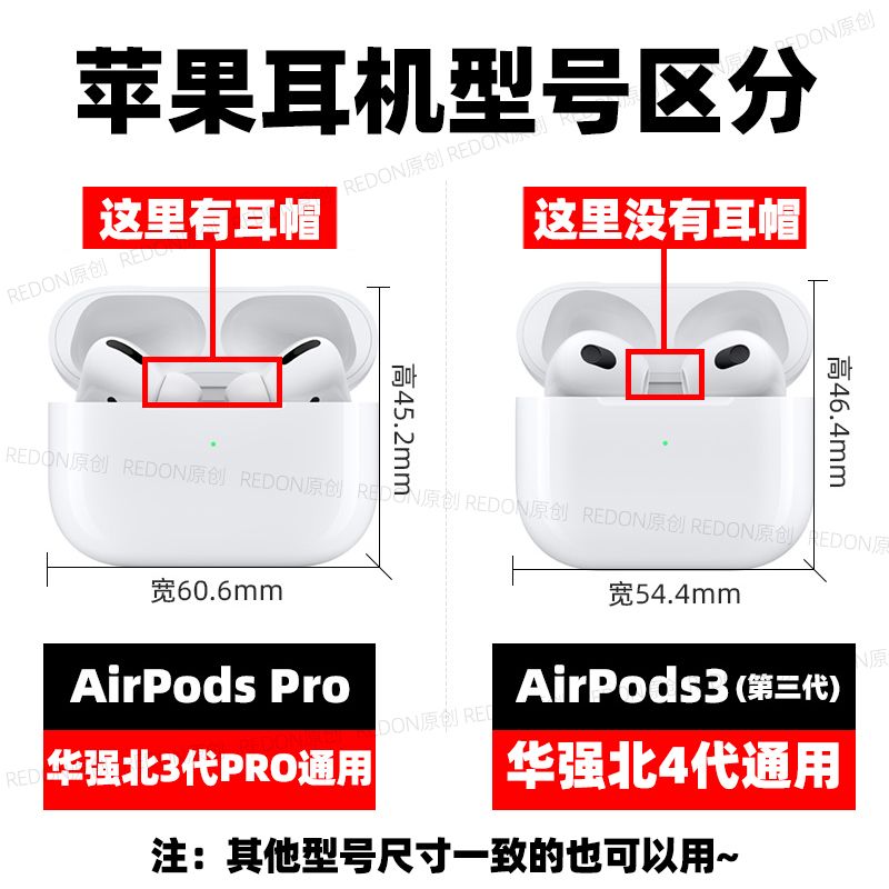 可爱帕恰狗苹果airpods Pro2代耳机套华强北345透明蓝牙保护壳软