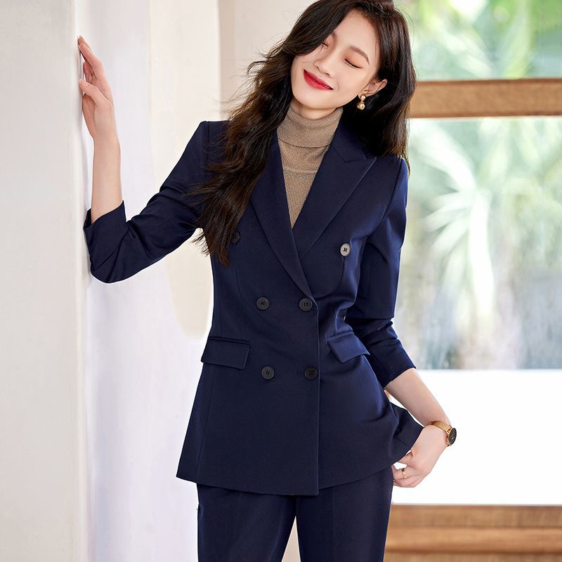 西裝外套女春秋高端職業裝正裝氣質小個子工作服工裝面試西服套裝