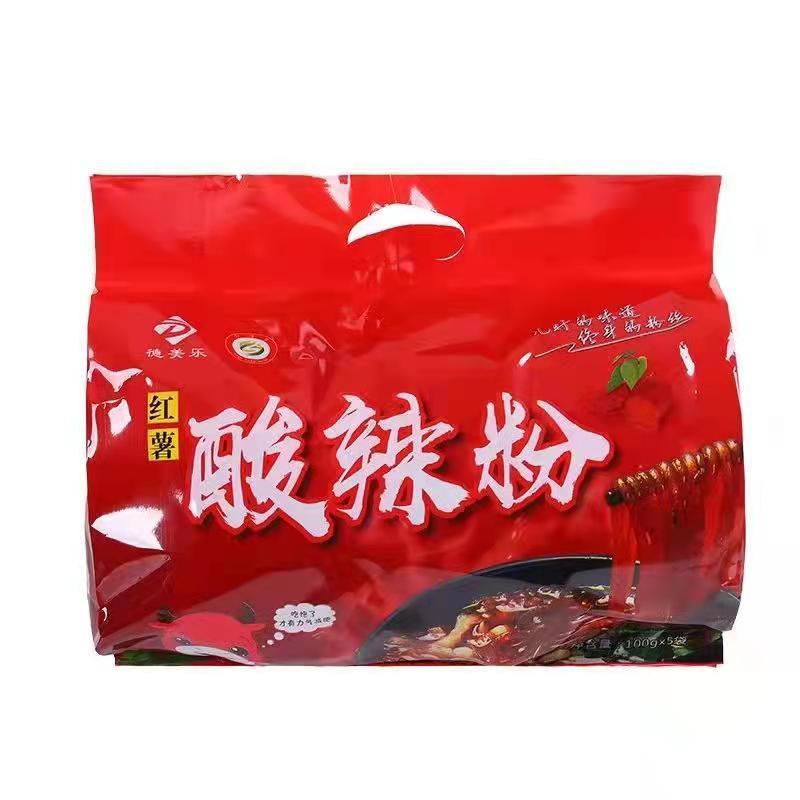 红薯酸辣粉湖南正宗特产袋装红薯粉丝厂家直销2袋5袋10袋批发