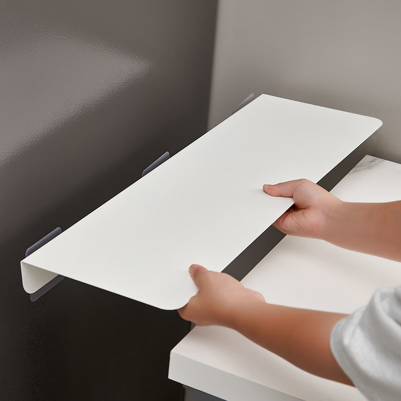 厨房台面延长板夹缝板墙上免打孔收纳架置物架桌面窄缝挡板延伸板
