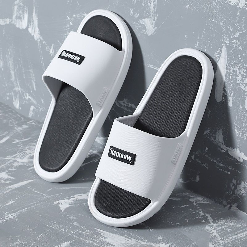 Slippers men's outdoor wear summer outdoor wear indoor trend boys thick bottom home bathroom non-slip sports slippers