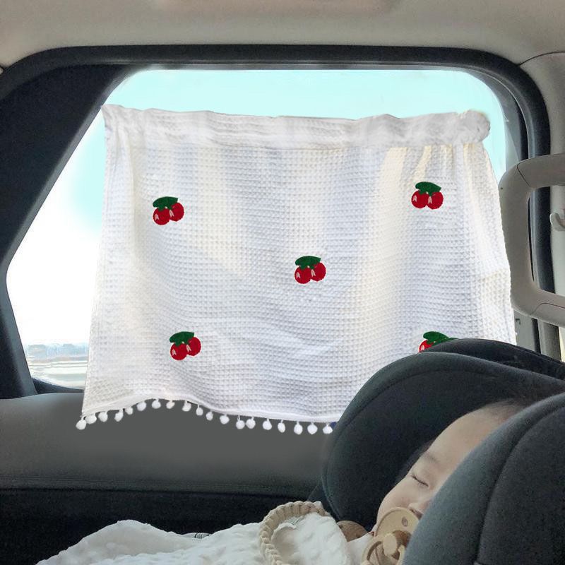 车窗遮阳通用汽车车窗帘吸盘式车用遮光隔热防晒车载车遮挡帘夏季
