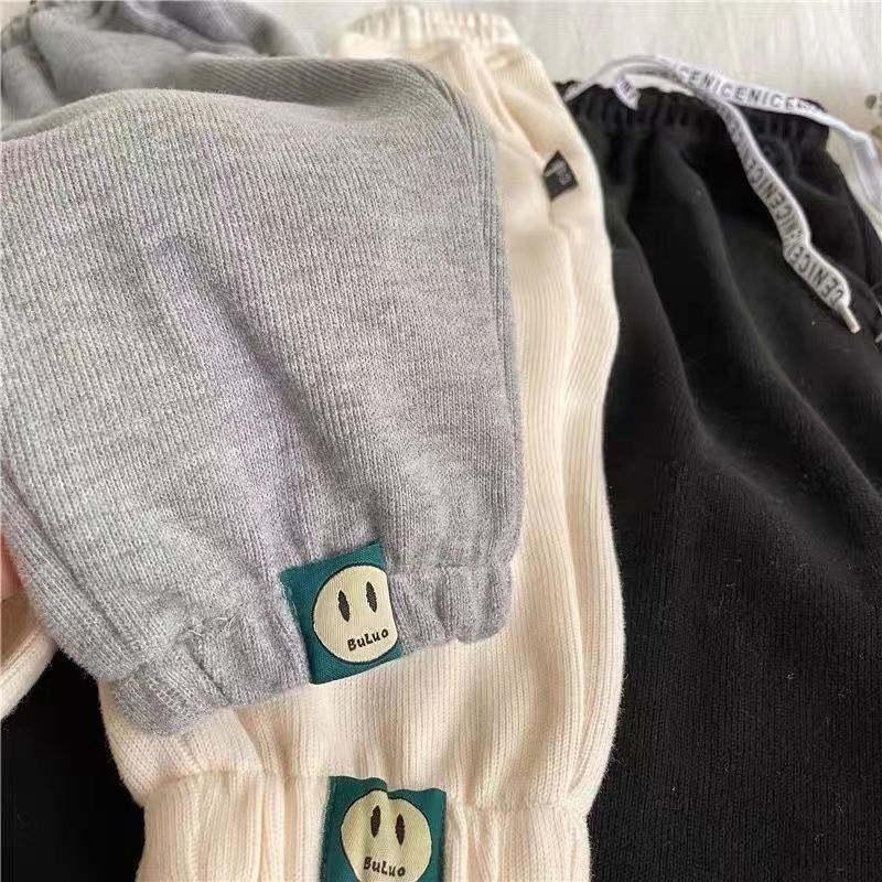 Children's autumn pants casual all-match  new baby boy loose comfortable soft sweatpants sweater tide