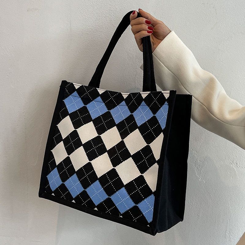 College Student Commuting 2026 Handbag Tote For Going Out, Women's Ins-style Casual Canvas Bag_voghion.com