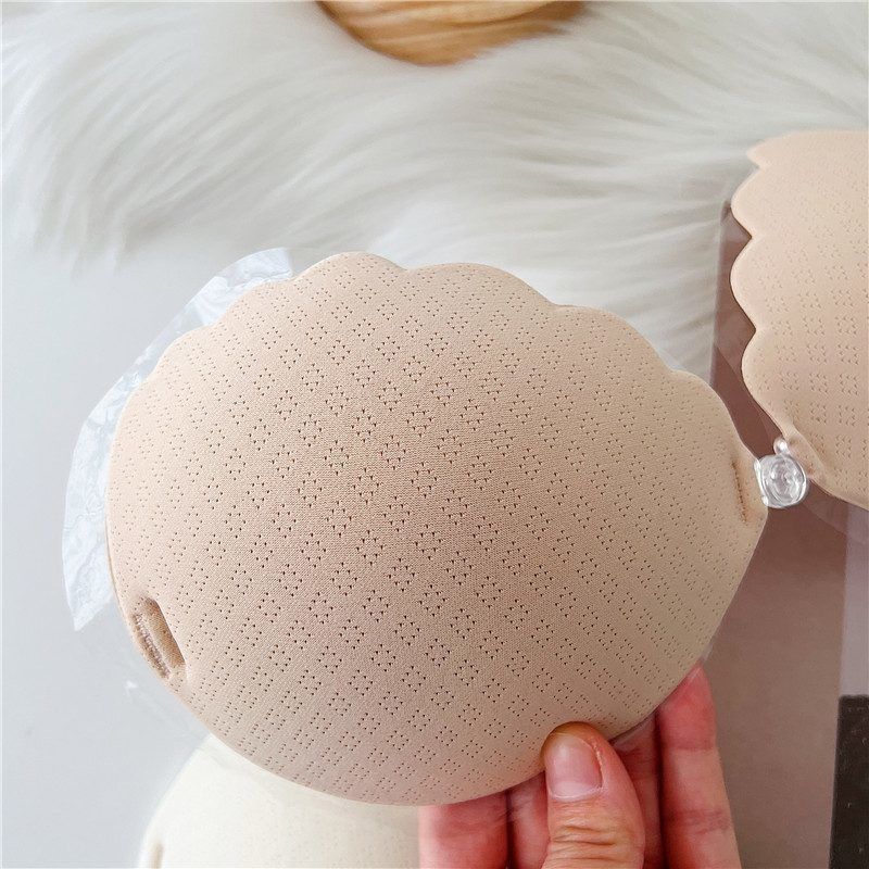 New Summer Chest Stickers Small Chest Gathered Thickened Silicone Wedding Dress Bridesmaid Sling With Breast Stickers To Send Back Transparent Belt