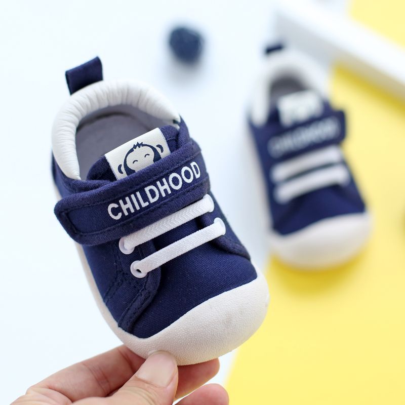 2021春秋季新款婴儿学步鞋软底宝宝室内男女童地板鞋帆布鞋1-3岁4