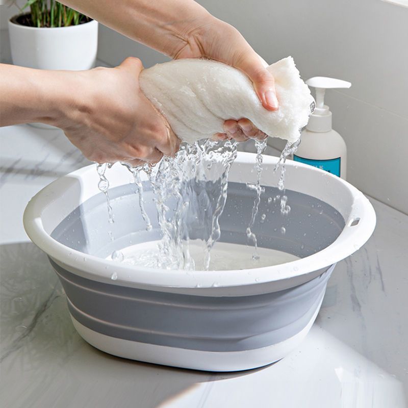 Folding bathtub, washbasin, travel portable baby large household foot basin, student dormitory basin_voghion.com