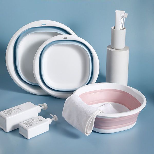 Folding bathtub, washbasin, travel portable baby large household foot basin, student dormitory basin_voghion.com