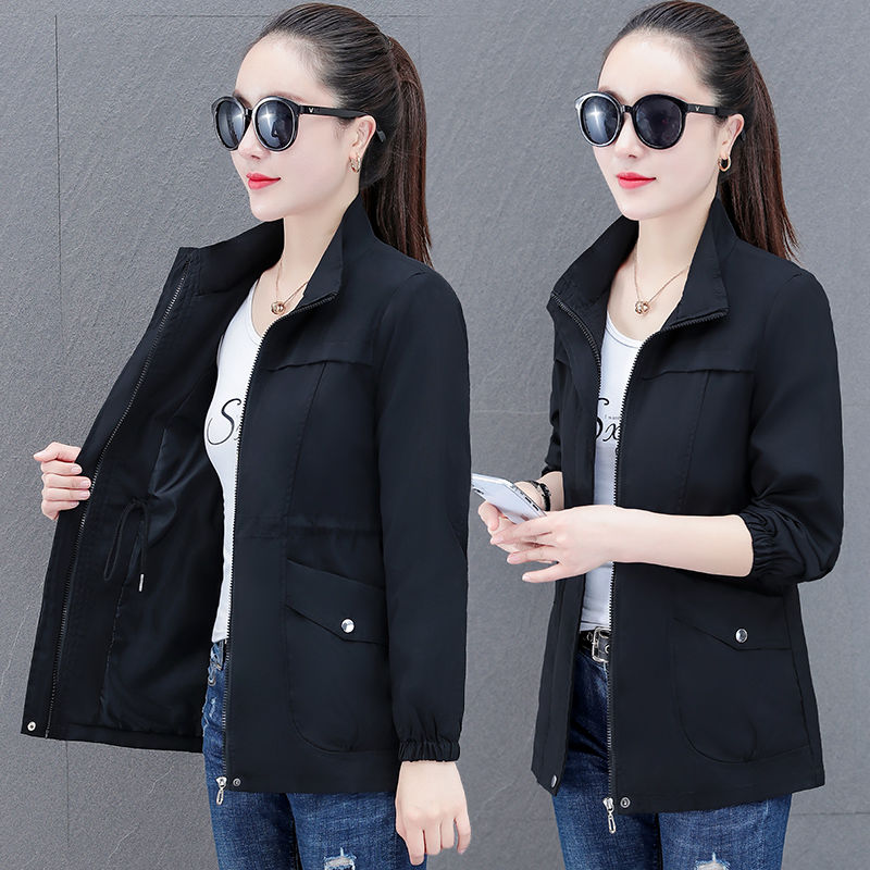 Coat women's  spring new windbreaker women's outerwear spring and autumn casual western style women's slimming coat