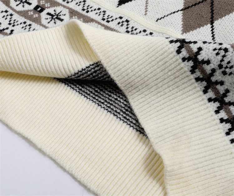 Nuovi maglioni autunno inverno per pullover di maglieria da uomo, versione coreana a forma di diamante grande, rotondo versatile alla moda_voghion.com