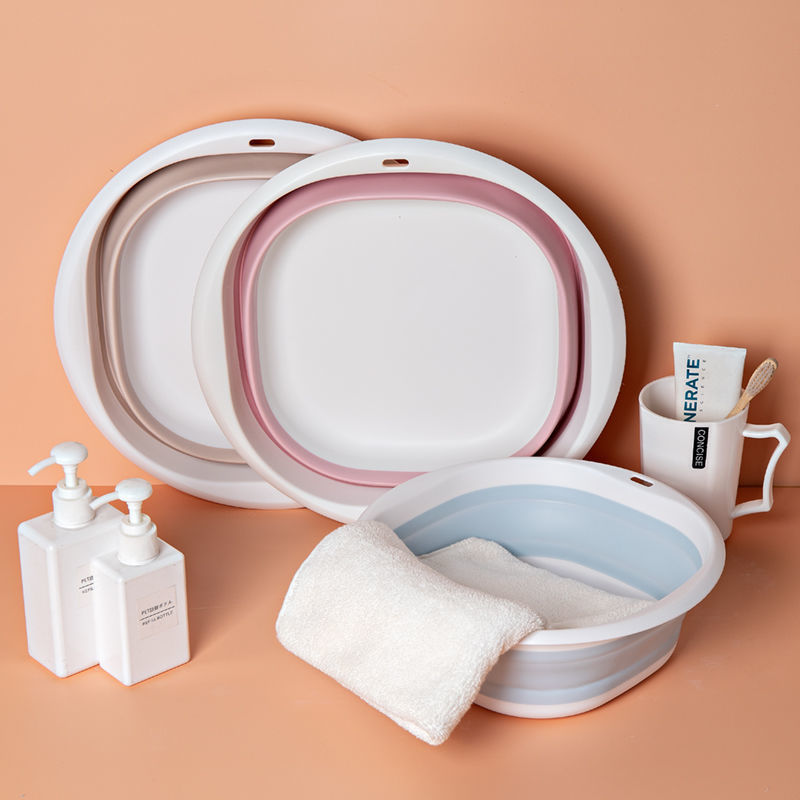 Folding bathtub, washbasin, travel portable baby large household foot basin, student dormitory basin_voghion.com