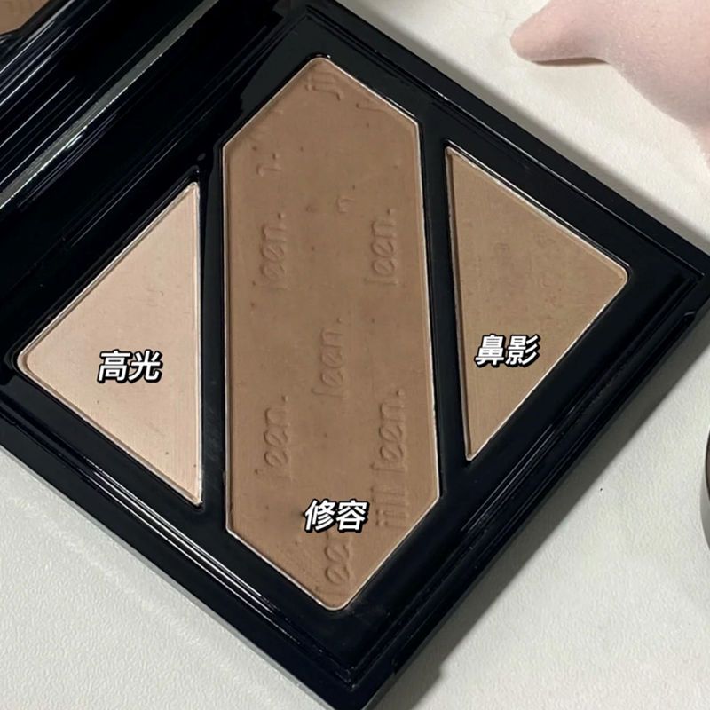 橄欖皮真愛!高光修容一體盤綜合盤啞光提亮陰影鼻影自然學生平價