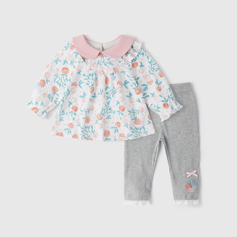 宝宝秋装两件套1-3岁婴儿春秋女孩儿童秋季衣服5女童秋款套装