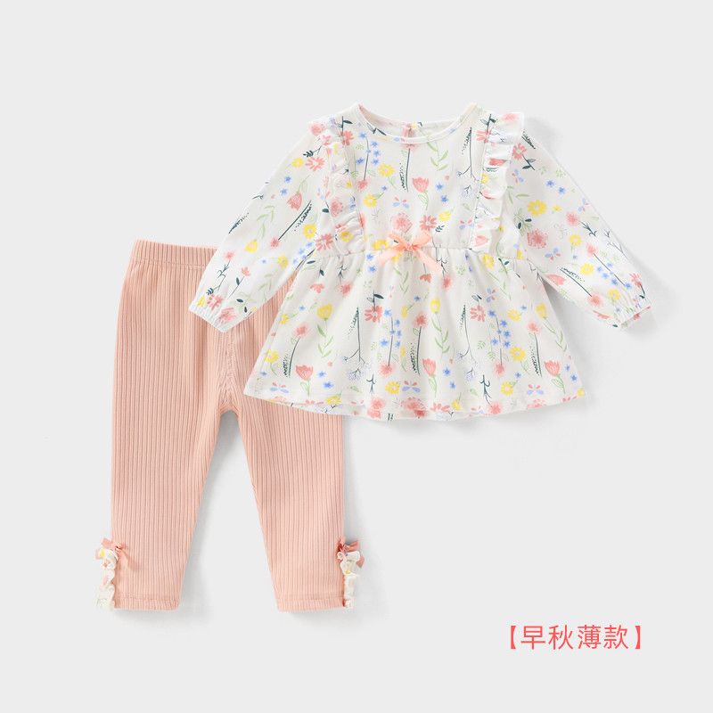 女童秋装套装小儿童两件套春秋婴儿女孩长袖一岁女宝宝秋季衣服
