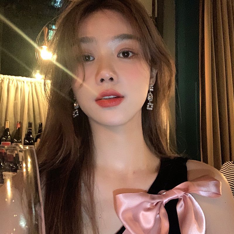 財閥千金純銀耳釘耳環女生獨特小眾港風設計高級感氛圍氣質耳飾