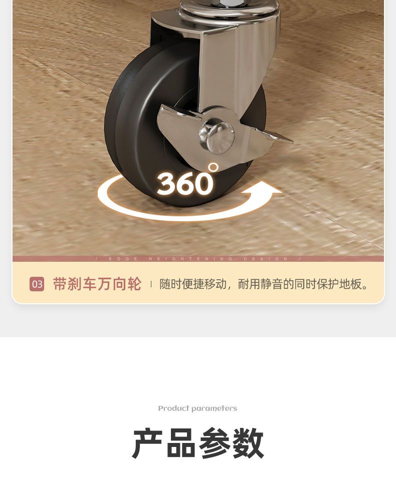 DUTRIEUX落地立式可移动衣帽架带轮