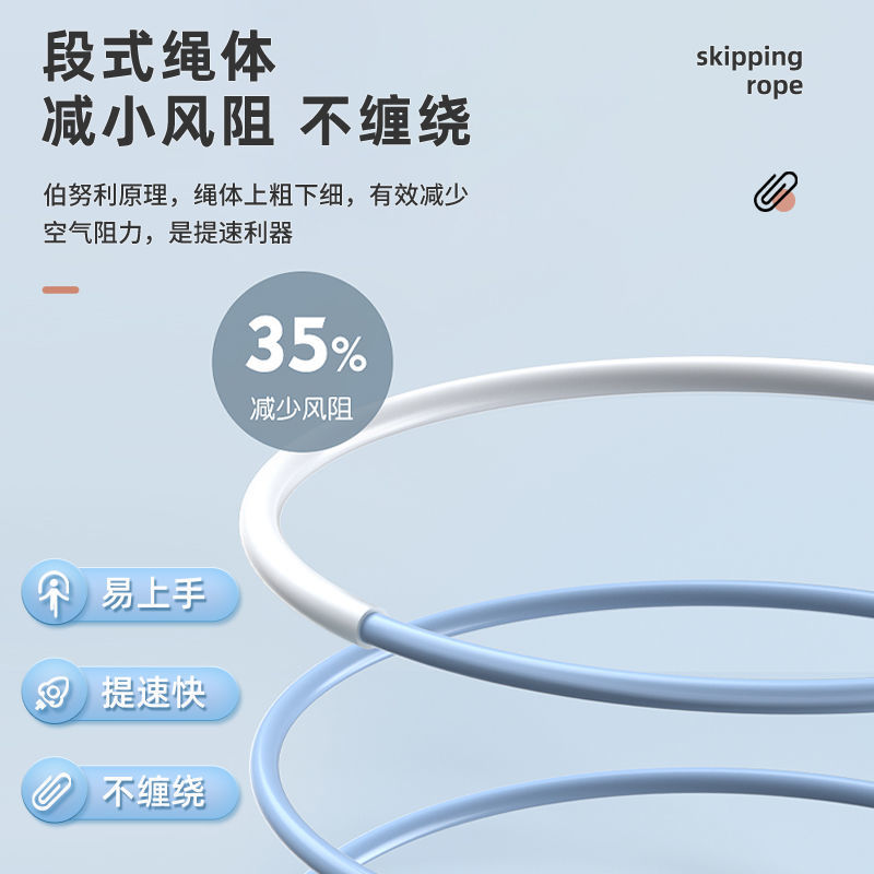Sand professional children's rope skipping students beginners high school entrance examination dedicated first grade primary school students kindergarten does not tie the rope