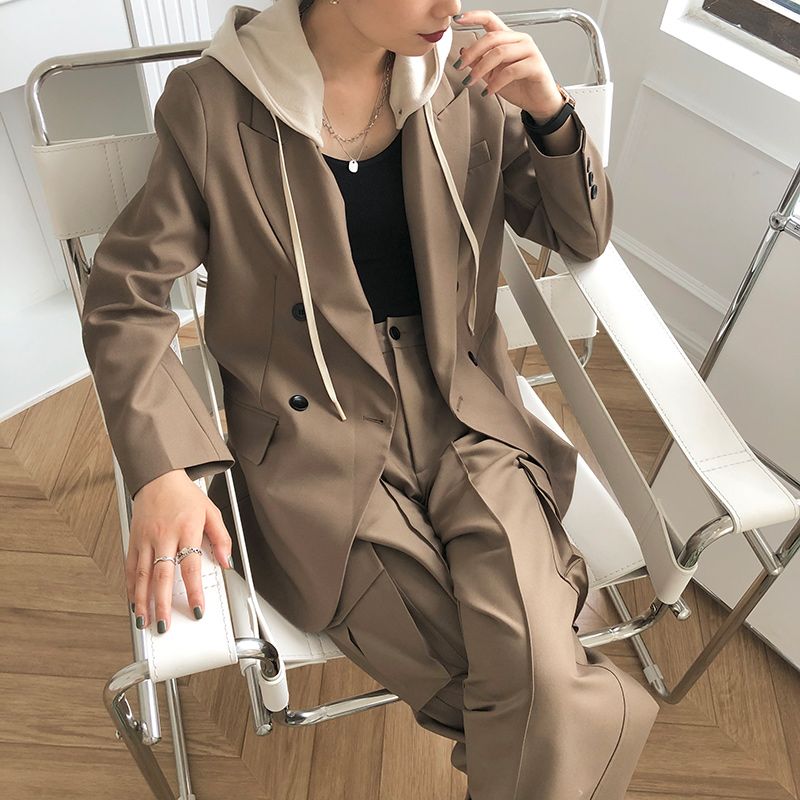 Suit jacket women  spring and autumn new casual fashion loose all-match small western style suit jacket women