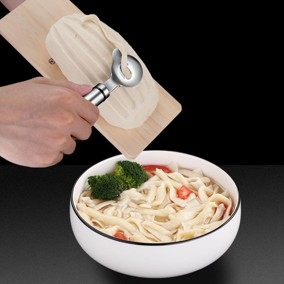 Noodle knife, special noodle knife, food-grade stainless steel noodle knife, novice noodle knife, household stove set