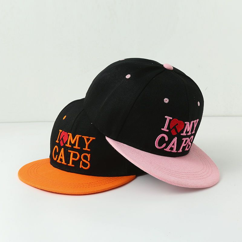 Hut für Damen, Frühling und Herbst, Hip-Hop-Hut, breite Krempe, Sommer, koreanische Mode, Straße, Hardtop, flache Krempe, Baseballkappe, Rosa_voghion.com