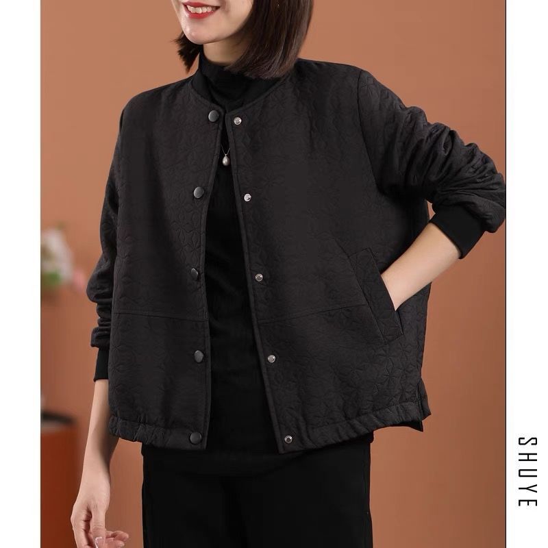 Niche design sense autumn new Korean style casual short coat loose slim stand collar baseball uniform coat jacket trendy