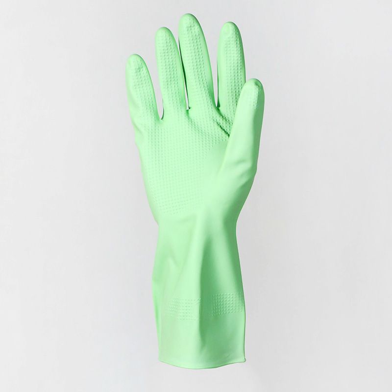 妙洁丁晴橡胶手套家用消毒无味防过敏清洁家务厨房耐用乳胶不伤手