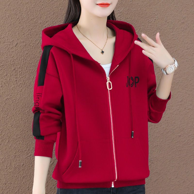 2023 Spring and Autumn New Women's Jacket Women's Cool Fashionable Slim Korean Style Loose Velvet Casual Wear Versatile Trendy Women