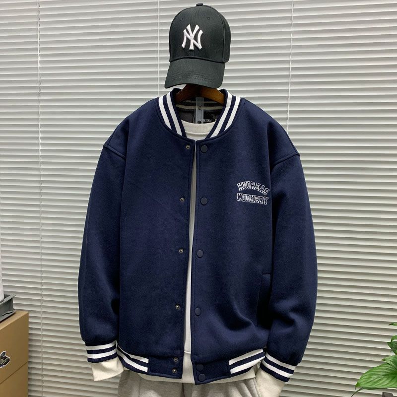 2023 autumn new baseball uniform jacket male American casual loose sports all-match trend ins couple jacket