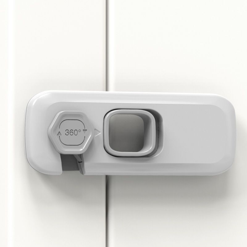 5 packs of child safety lock drawer lock buckle anti-baby baby anti-pinch hand protection cabinet door refrigerator lock