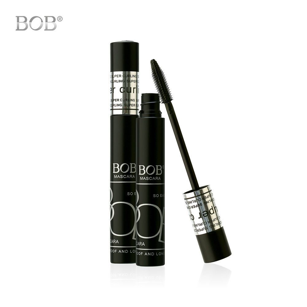 正品旗艦店BOB睫毛膏驚艷纖長濃密不暈染打底硅膠刷頭bob卷翹新款