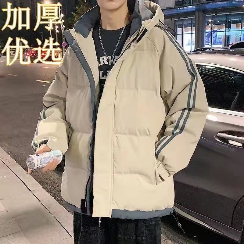 保羅品牌冬季商場撤櫃羽絨棉服加厚保暖修身棉襖青年外套男裝夾克