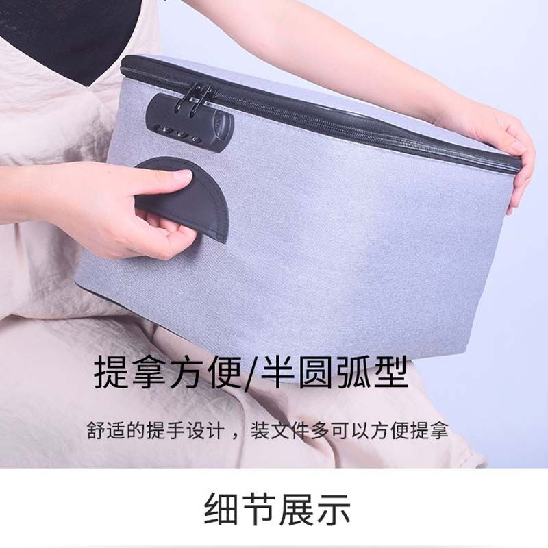 Document storage bag multi-functional five-layer detachable loose-leaf card package passport account book baby vaccine storage bag
