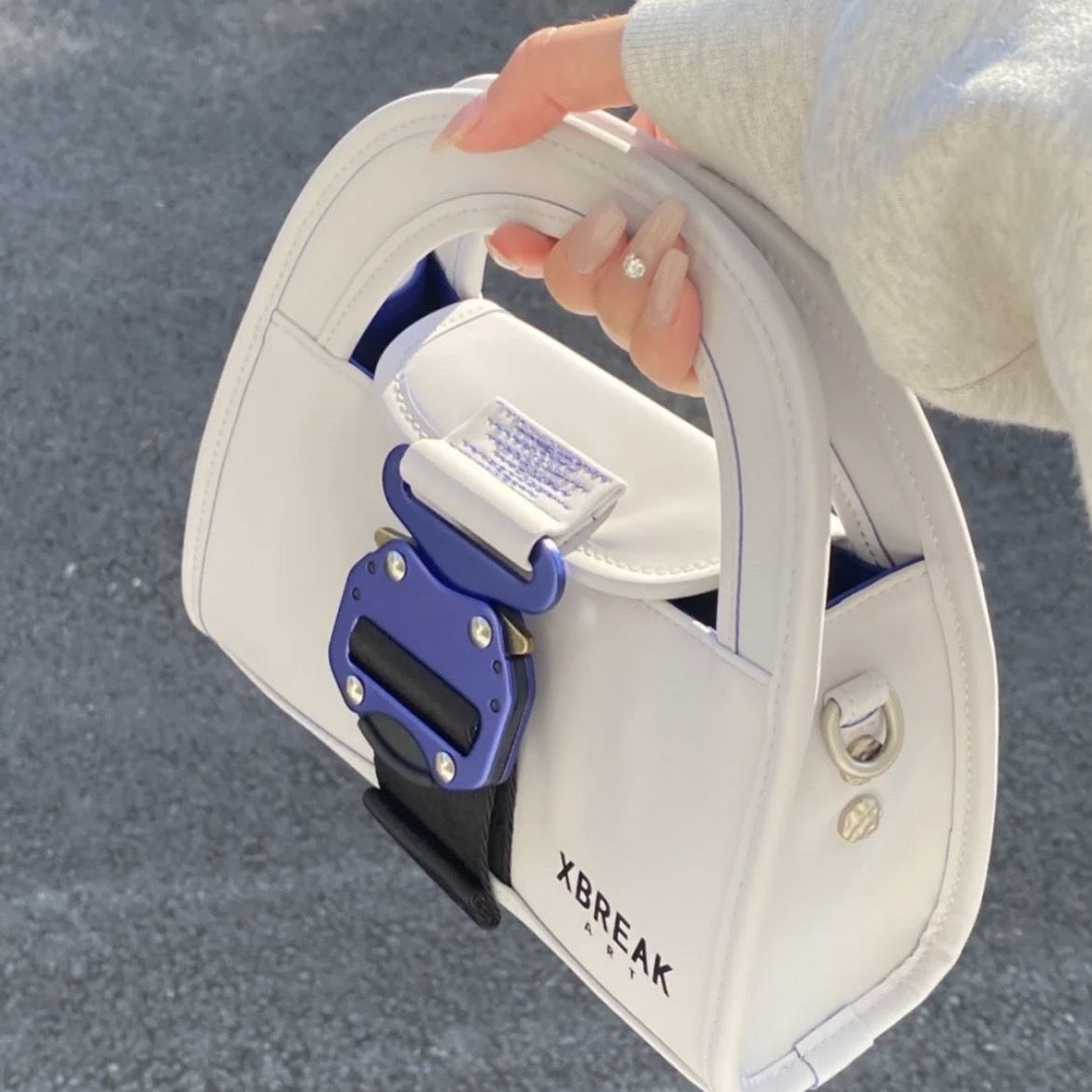 Klein Blue Versatile 's Square 2022 New Fashion One Shoulder Crossbody Small Design Handheld Bag for_voghion.com