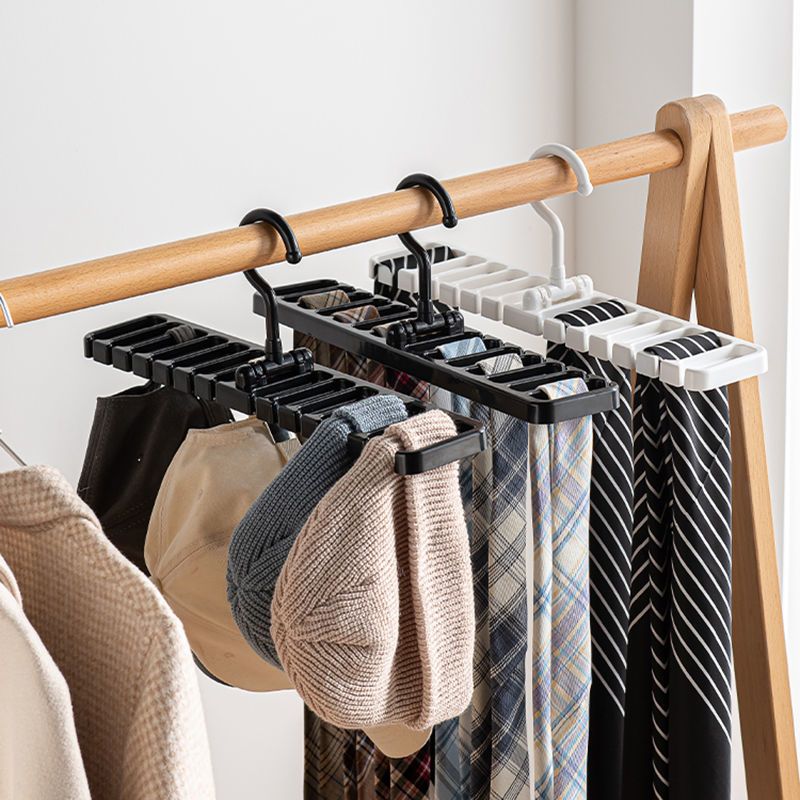 日本皮带收纳架多功能挂领带围巾架家用腰带收纳神器挂皮带的架子