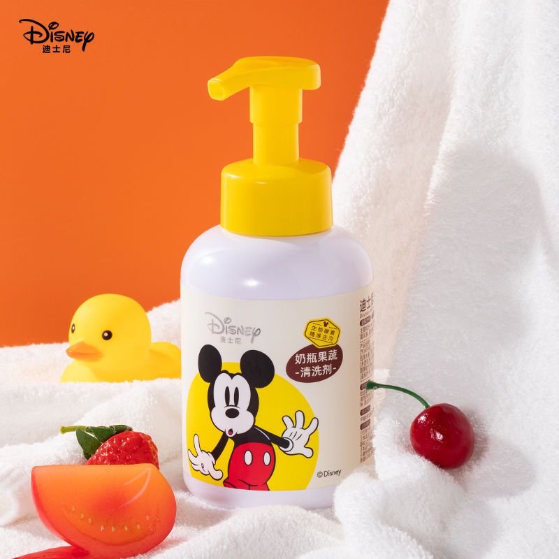 迪士尼奶瓶果蔬清洁剂宝宝奶嘴清洗剂婴儿水果玩具清洗
