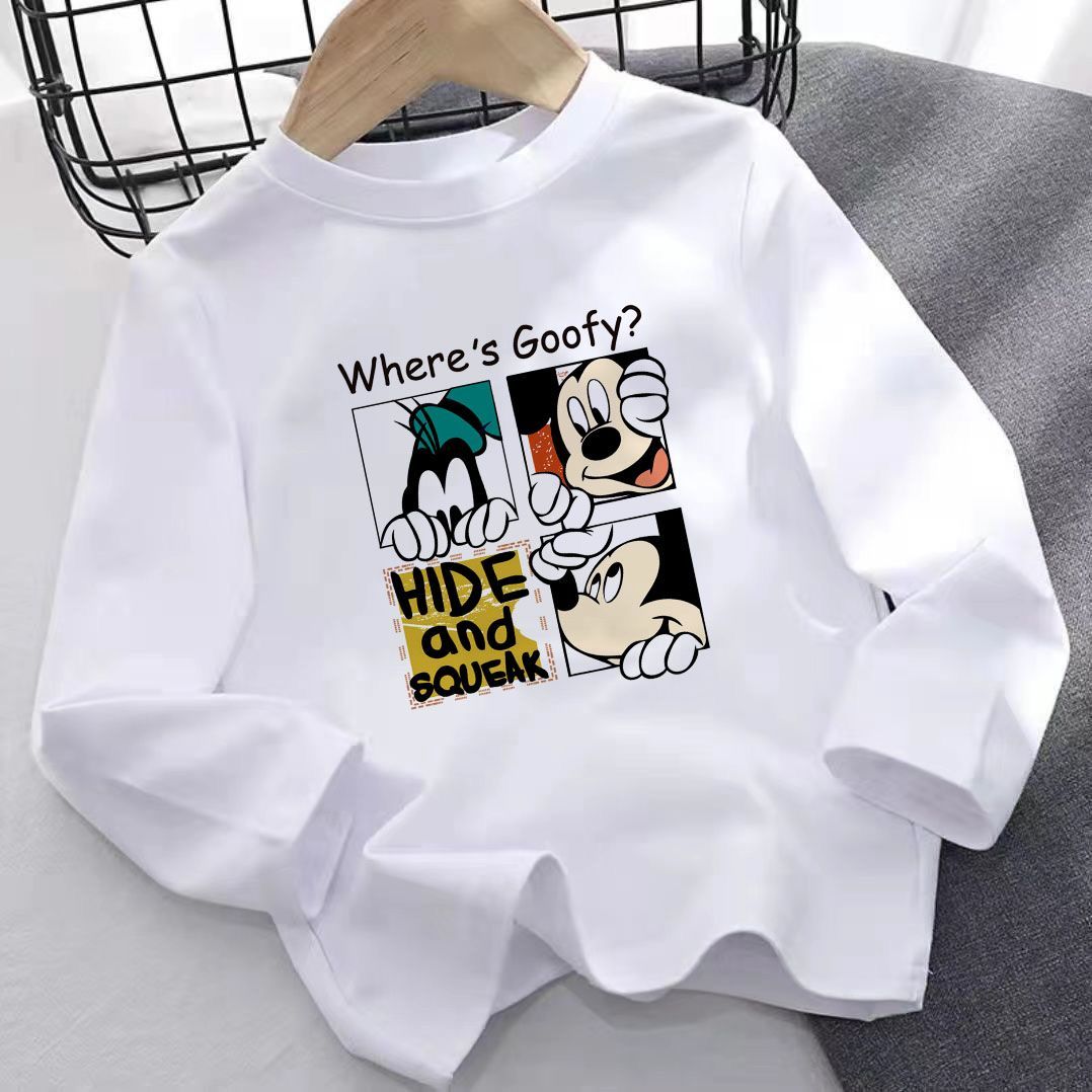 Boys long-sleeved T-shirt spring and autumn clothes 2022 new children's clothing children's bottoming shirt round neck T-shirt boys tops big children